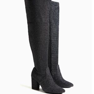 NEW SEXY - Torrid Plus Size Over the Knee Boots, Glitter, Stretch BL10 Wide Calf